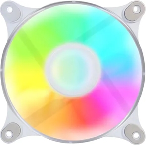 (1041783) Вентилятор для корпусаGMNG GG-CF120FRGB3-PWMWH RGB 120х120x25 белый 4-pin Ret GG-CF120FRGB3-PWMWH