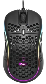 (1041731) Игровая мышь Sharkoon Light2 S (PixArt PMW 3327, Omron, 8 кнопок, 6200 dpi, USB, RGB подсветка) LIGHT2-S