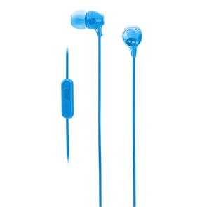 (1041867) Гарнитура внутриканальные Sony MDR-EX14AP 1.2м синий проводные (MDREX14APLIZIN) MDREX14APLIZIN
