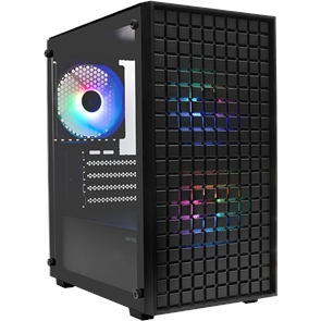 (1042065) Корпус XASTRA  A306M 3FRGB Black mATX/Mesh/ tempered glass / 3x 120mm FC120 FRGB fans/ A306M-3FC12F A306M-3FC12F