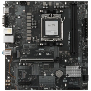 (1042105) Материнская плата MSI PRO B840M-B SocketAM5 AMD B840 2xDDR5 mATX AC`97 8ch(7.1) 2.5Gg RAID+VGA+HDMI PRO B840M-B