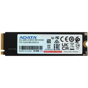 (1040946) Накопитель SSD A-Data PCIe 4.0 x4 500GB SLEG-860-500GCS Legend 860 M.2 2280 SLEG-860-500GCS