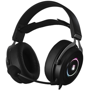 (1042030) Наушники с микрофоном A4Tech Bloody G535P черный/серебр. 2м мониторные (G535P 4PIN+USB/BLACK+SILVER) G535P 4PIN+USB/BLACK+SILVER-1