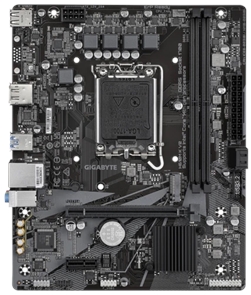 (1042079) Материнская плата Gigabyte H610M K V2 Soc-1700 Intel H610 2xDDR5 mATX AC`97 8ch(7.1) GbLAN+HDMI+DP H610M K V2