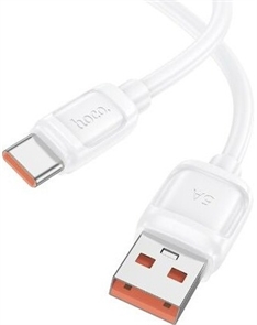(1042097) Кабель Hoco X115 51981 USB A (m)-USB-C 1.2м белый 51981