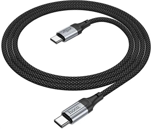 (1042098) Кабель Hoco X102 Fresh Type-C to Type-C USB Type-C (m)-USB Type-C (m) 1м черный коробка X102 FRESH TYPE-C TO TYPE-C X102 FRESH TYPE-C TO TYPE-C
