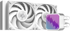 (1042134) Система водяного охлаждения ID-Cooling DX240 Max 300 Вт Soc-AM5/AM4/1200/1700/1851 белый 4-pin 32.5dB Al+Cu DX240 MAX WHITE DX240 MAX WHITE