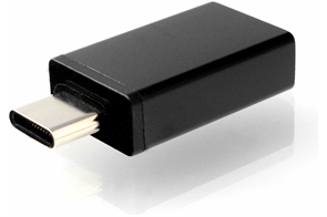 1042479 Переходник USB3.0 Cablexpert Type-C(M)/AF, с поддержкой OTG, Pro, черный, блистер A-USB3-CMAF-01