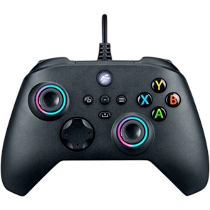 (1042587) Игровой манипулятор FLASHFIRE F211 Совместим с ПК: Windiws 10 и выше, способ подключения: USB, датчик эффекта Холла, 3 скорости функции TURBO (ручной и авто), функция программирования кнопок, 2 вибрационных модуля, RGB подсветка FLASHFIRE F211