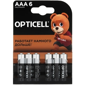 (1042165) Батарея Opticell Basic LR03 AAA (4шт) блистер 5051002 *DURACELL 5051002