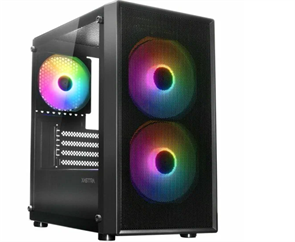 (1042816) Корпус XASTRA  A305M 3ARGB Black mATX/Mesh/ tempered glass / 2x140mm + 1x120mm ARGB PWM fans/ Door/  A305M-2FC14A-1FC12A-D A305M-2FC14A-1FC12A-D