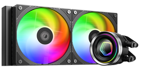(1042827) Комплект водяного охлаждения ID-COOLING FX240 INF LGA1700/1200/115X/AM4/AM5 (6шт/кор,TDP 300W, ARGB FAN and PUMP, PWM, DUAL FAN 120mm) RET FX240 INF