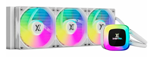 (1042809) Система водяного охлаждения XASTRA LP360 ARGB WH Intel LGA1851/1700/1200/115X/AM5/AM4 ( 3x120, ARFB fan and Pump, TDP 285W, white) RET LP360-WHAFXX-GL
