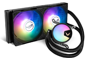 (1042826) Система водяного охлаждения Valkyrie A240 ARGB Black / 2x120mm ARGB fans, 230W TDP, 32.8dBA / HW A240 HW A240