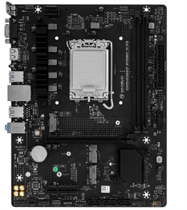 (1040916) MAXSUN MS-Challenger B760M-N D5 V2 (Socket 1700, mATX, 2*DDR5, VGA/HDMI, 3*SATA3, 2*M.2, 1xPCI-E x16 /1xPCI-E x4, 4*USB 2.0,  2*USB 3.2 Gen1 , LAN 1*1G,  RTL) MS-Challenger B760M-N D5 V2