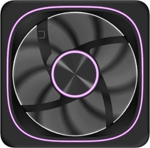 (1043086) Вентилятор Formula Air Fusion 1 Reverse ARGB 120х120x28 черный 4-pin (AIR FUSION 1 BK REVERSE) Ret AIR FUSION 1 BK REVERSE