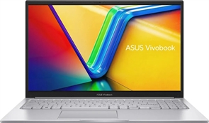 (1043123) Ноутбук Asus VivoBook X1504VA-BQ4056 Core 5 120U/16Gb/SSD512Gb/15.6"/IPS/FHD/noOS/silver 90NB13Y2-M02FT0 90NB13Y2-M02FT0