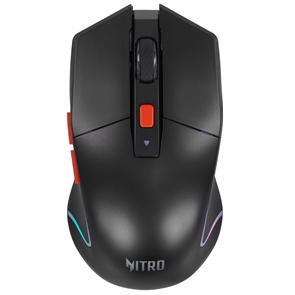 (1039777) Мышь Acer Nitro OMR304 черный оптич. 3200dpi беспров. BT/Radio USB 6but (ZL.MCECC.01Z) ZL.MCECC.01Z