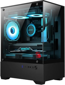 (1043426) Корпус Bloody CC-125 черный без БП mATX 5x120mm 2xUSB2.0 1xUSB3.0 audio bott PSU CC-125-BK CC-125-BK