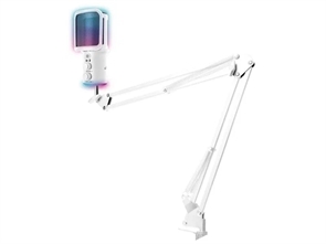 (1043454) RITMIX RDM-278 USB Gaming White {Подключение  Type-C - USB A / Type-C, Jack 3,5 мм на наушники; размеры микрофона: 5 * 15* 5 см} RDM-278 USB Gaming White