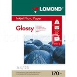 (3330330) Lomond Бумага глянцевая односторонняя, А4, 170 г/ м2, 25 листов