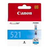 (62284) Картридж струйный Canon CLI-521C голубой для принтеров Canon PIXMA IP3600/ MP540/ MP620/ IP4600/ MP630/ MP980