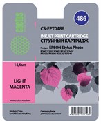 (3330229) Картридж струйный CACTUS CS-EPT0486 светло-пурпурный для Epson Stylus Photo R200/  R220/  R300/  R320/  R340/  RX500/  RX600/  RX620/  RX640, 14.4 мл