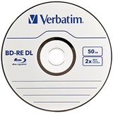 (82678) Blu-ray BD-RE Verbatim 25Gb 2x, 1шт, Jewel Case (43614/ 43615) . 43615
