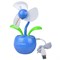 (1007670) OXION OFN005 USB вентилятор-цветок  с разноцветными диодами настольный, голубой (OFN005BL)(25)(50) - фото 14283