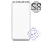 (1010071) Стекло защитное 3D Krutoff Group для Samsung Galaxy S8 silver - фото 18440