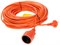 (1010527) PowerCube Удлинитель в бухте (PC-E1-B-30) 6А, 1 розетка, 30 м. 2*0,75мм2, оранжевый - фото 18924
