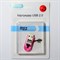 (1011285) Картридер Oxion розовый, поддержка форматов microSD до 32 Гб USB 2.0 (OCR012PK) (40) - фото 19736
