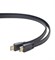 (1012003) Кабель HDMI Cablexpert CC-HDMI4F-1M, 1м, v2.0, 19M/19M, плоский кабель, черный, позол.разъемы, экран, пакет - фото 20454