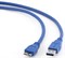 (1012213) Кабель USB 3.0 Pro Cablexpert CCP-mUSB3-AMBM-1, AM/microBM 9P, 30см, экран, синий, пакет - фото 20749