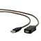 (1012212) Кабель удлинитель USB 2.0 активный Cablexpert UAE-01-15M, AM/AF, 15м - фото 20750