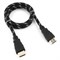(1012197) Кабель HDMI Konoos KC-HDMInbk, 1м, v1.4, 19M/19M, нейлоновая оплетка, черный, позол.разъемы, коробка - фото 20762