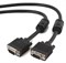 (1012220) Кабель VGA Premium Cablexpert CC-PPVGA-10M-B, 15M/15M, 10м, черный, тройной экран, феррит.кольца, пакет - фото 20819