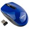 (1012669) Мышь беспроводная Gembird MUSW-400-B, 2.4ГГц, синий, бесшумный клик, 3 кнопки+колесо-кнопка, 1600 DPI, батарейки в комплекте, блистер - фото 21229