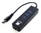 (1013520) Сетевой адаптер 5bites UA3-45-04BK 3*USB3.0 / RJ45 10/100/1000 Мбит/с - фото 22212