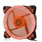(1014397) Вентилятор для компьютерного корпуса CMCF-12025S-1233 (120*120*25мм;Оранжевое LED кольцо;1650об/мин;60CFM;23Дб;Подшипник скольжения;3pin+MOLEX(папа-мама) 40+10см) - фото 24881