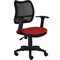(1014512) Кресло Бюрократ CH-797AXSN/26-22 спинка сетка черный сиденье красный 26-22 - фото 24995