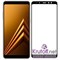 (1016004) Стекло защитное Full Glue Krutoff для Samsung Galaxy A8+ (SM-A730) черное - фото 29642