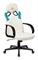 (1024061) Кресло игровое Бюрократ ZOMBIE RUNNER белый/голубой искусственная кожа крестовина пластик - фото 33459