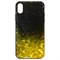 (1020200) Накладка силиконовая Crystal Krutoff для iPhone X/XS (желто-черная) - фото 33517