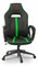 (1024559) Кресло игровое Zombie RUNNER черный/зеленый искусственная кожа крестовина пластик - фото 34056