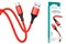 (1026820) Кабель для телефона USB - Micro USB (микро USB) BOROFONE BX54 1 метр, в оплетке, с алюминиевыми наконечниками Red/Красный для Samsung Redmi Xiaomi Huawei Honor и тд. - фото 35111