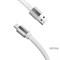 (1027003) Кабель USB - microUSB BOROFONE BU8 1 m силиконовый плоский White - фото 35324