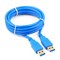 (1028611) Gembird/Cablexpert Pro CCP-USB3-AMAM-6, AM/AM, 1.8м, экран, синий - фото 38005