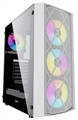 (1029652) Корпус Powercase CMRMW-L4 Корпус Rhombus X4 White, Tempered Glass, Mesh, 4x 120mm 5-color LED fan, белый, ATX  (CMRMW-L4) - фото 39212