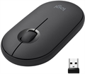 (1029672) Мышь Logitech Pebble M350 темно-серый оптич. 1000dpi silent беспров. BT/Radio USB для ноутбука 3but  910-005576 910-005576 - фото 39304